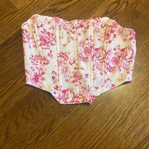 Floral corset